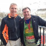 Nick Berners-Price, Ed Balls, London Marathon 2013
